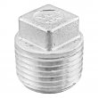 Fittings - MPT Square Head Plugs, Stainless Steel, Assorted Sizes