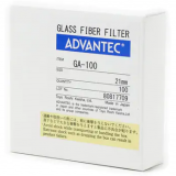 Filter Paper - 1um, 47mm, Advantec Glass Fiber Filter GA-100. Pack of 100