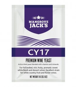 Mangrove Jack's Wine Yeast CY17 8g