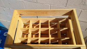 Wooden crate (used)