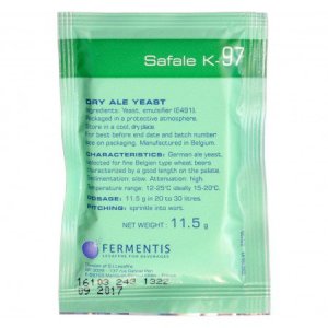 Safale K-97 Dry Ale Yeast - 11.5g to 500g