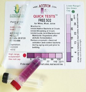 Accuvin Free SO2 Test Kit - Package Size: 10 to 100