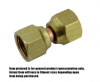 Flare Swivel Nut 1/4"FFL to 1/4"FFL