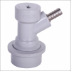 Corny Ball Lock Gas Disconnect with 1/4" Barb