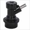 Corny Ball Lock Liquid Disconnect with 1/4" Barb