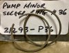 Pump Minor Part: Seeger Ring #36