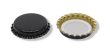 Crown Caps for Sparkling Wine, 29mm, Black.