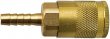 Topping System Gas-side Quick Disconnect - Female Coupler x 3/8" barb