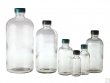 Economy Sample Bottle (Boston Round) - Clear glass 4oz/118mL