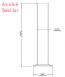 Cylinder/Trial Jar for Alcohol Hydrometers