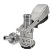 Coupler for Sanke "D" Kegs, All Stainless Steel, Ergonomic Handle