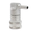 Deluxe Corny Ball Lock Disconnect Set - Stainless Steel, 1/4" hzb