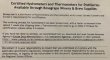Certified Instruments Information Sheet