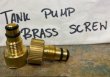 Tank Pump  Brass Screw