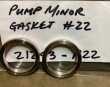 Pump Minor Part: Gasket #22