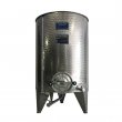 Tank with Legs 1000L - tri-clamp, sample valve, partial drain, clock thermometer