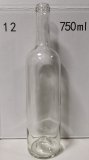 Bottles - Bordeaux, Flint, 750ml, Cork Finish, Punted Bottom, Case of 12