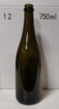 Bottles - Champagne, Antique Green, 750mL, 29mm, Case of 12