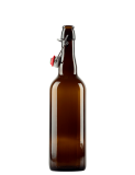 Bottles - Flip-Top, Amber, 750mL, Case of 12