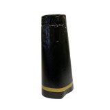 Champagne Foils - Black with Gold Stripe, Pebbled, Package Size: 25 to 100