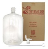 Plastic Carboy, PORTED- P.E.T. - 23L/6us gallon