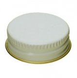 White or Gold Metal Twist Cap for Growlers