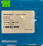 Filter paper Whatman #6 - 110mm