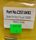 Replacement Lever Screw for Stout Faucet