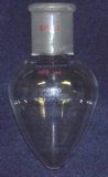 Flask Pear-Shaped Glass 100ml (One Arm)