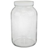Glass Gallon Jar with lid