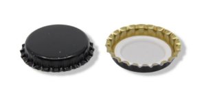 Crown Caps for Sparkling Wine, 29mm, Black. Full Case