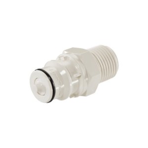 Quick Disconnect - M x 1/2" MPT with Shut-off Valve, LinkTech High/Low Temp