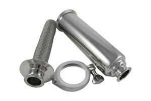 Tri-Clamp Inline Strainer, 1.5" TC, with 400 micron screen