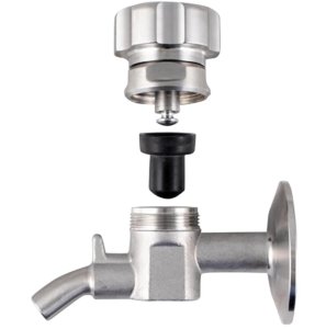 Sanitary Sample Valve, 1.5" Tri-clamp