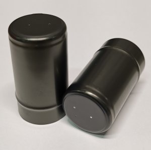 Polylam Capsules - Satin Black, 29.5 x 55mm, case of 5000