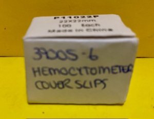Hemocytometer Cover Slips/ 100