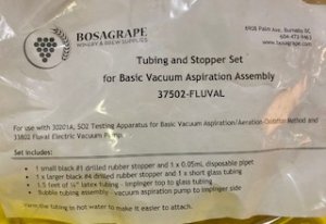 Tubing and Stopper Set for Electric Vacuum Pump