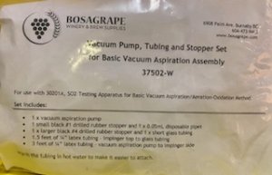 Tubing and Stopper Set with Vacuum Aspirator Pump