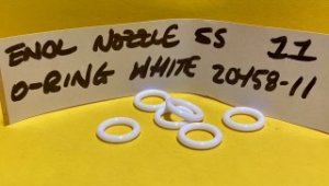 Enolmaster/Enolmatic SS O-Ring White Silicone Part 11