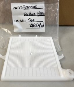Minus Filter - Replacement End Plate for Wheel Side
