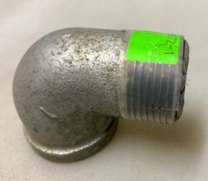 1" 90° Elbow- Galvanized