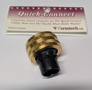 Replacement Quick Connect for Double Blast Bottle Washer