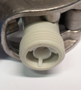 Coupler for Sanke "D" Kegs, Plastic Probe, Stainless Steel Body